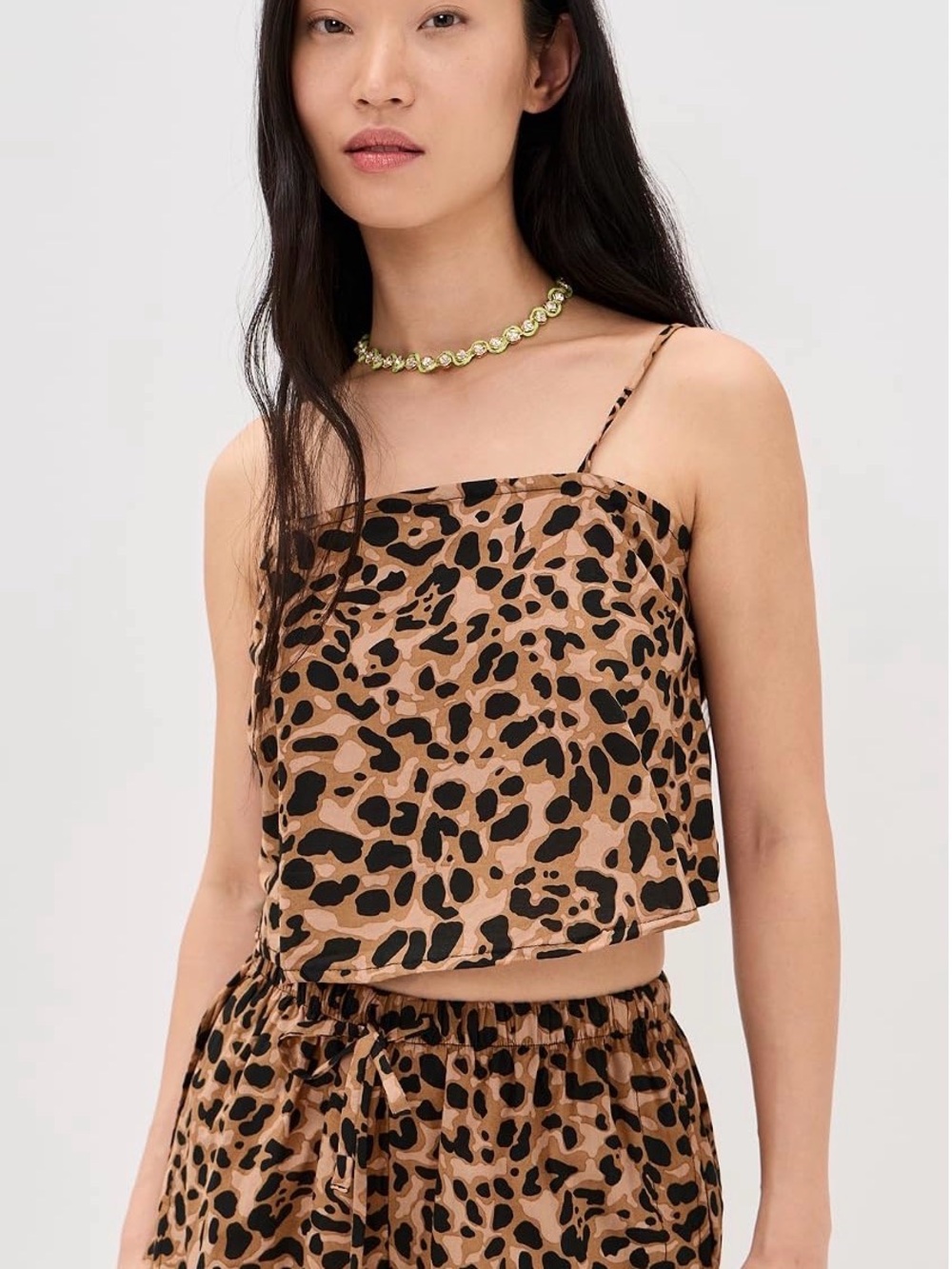 Natalie Martin collection Fern cami - Leopard Print matching shorts available